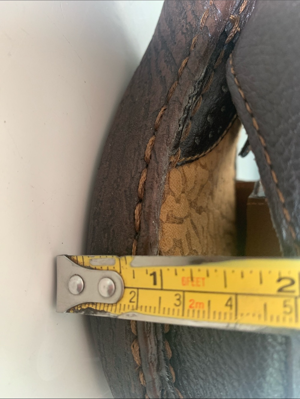 Born Concept Burrell Brown Leather platform Wedge Slide Sandals with Buckle sz 9 - Picture 8 of 8